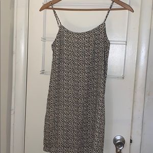 Lottie Moss by Pacsun leopard print slip dress
